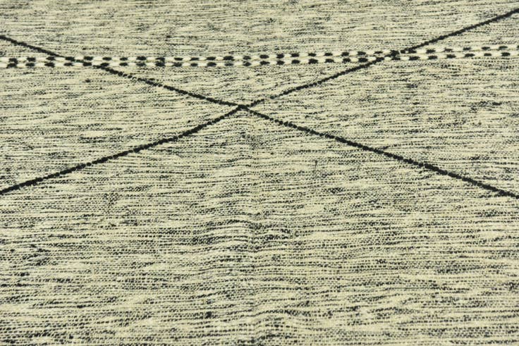 Detailansicht von 200cm x 390cm Handgeknüpft Marokkanisch Wolle Teppich