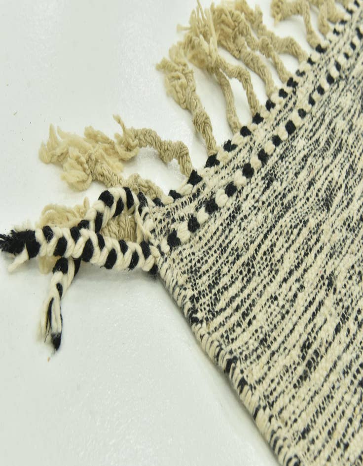 Detail image of 6' 7 x 12' 10  Hand Knotted Moroccan Wool Rug