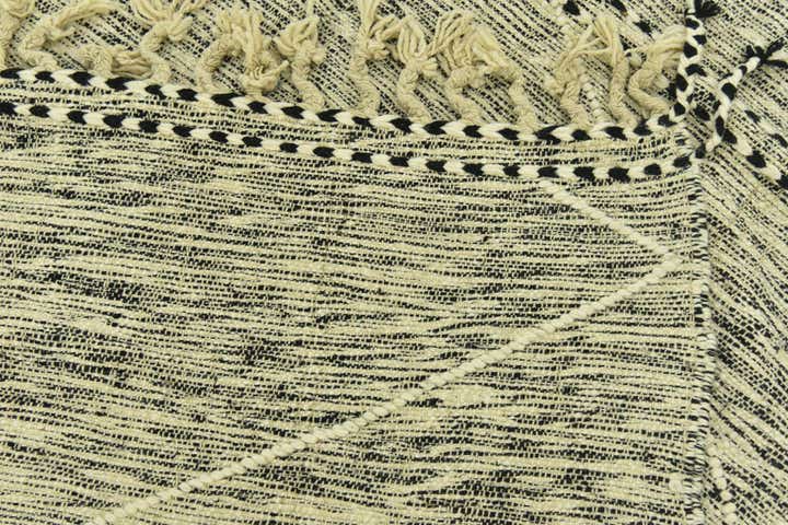 6' 8 x 12' 8 Hand Knotted Moroccan Wool Rug