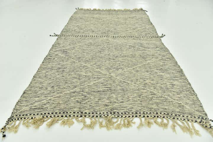 6' 8 x 12' 8 Hand Knotted Moroccan Wool Rug