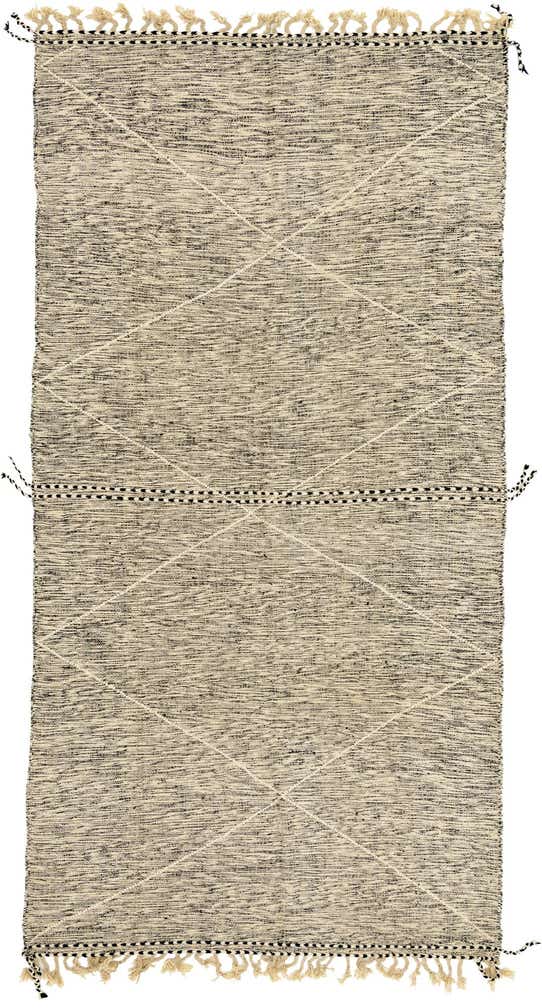 6' 8 x 12' 8 Hand Knotted Moroccan Wool Rug