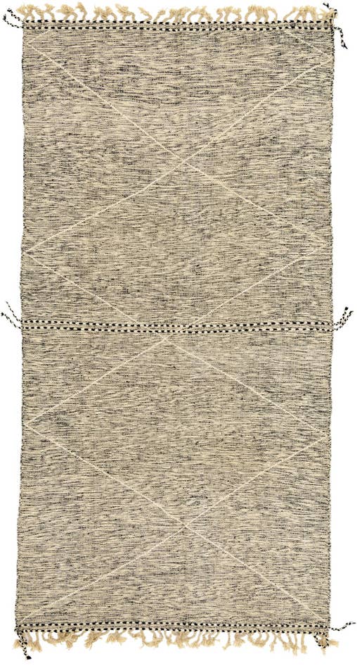 Detail image of 6' 8 x 12' 8 Hand Knotted Moroccan Wool Rug