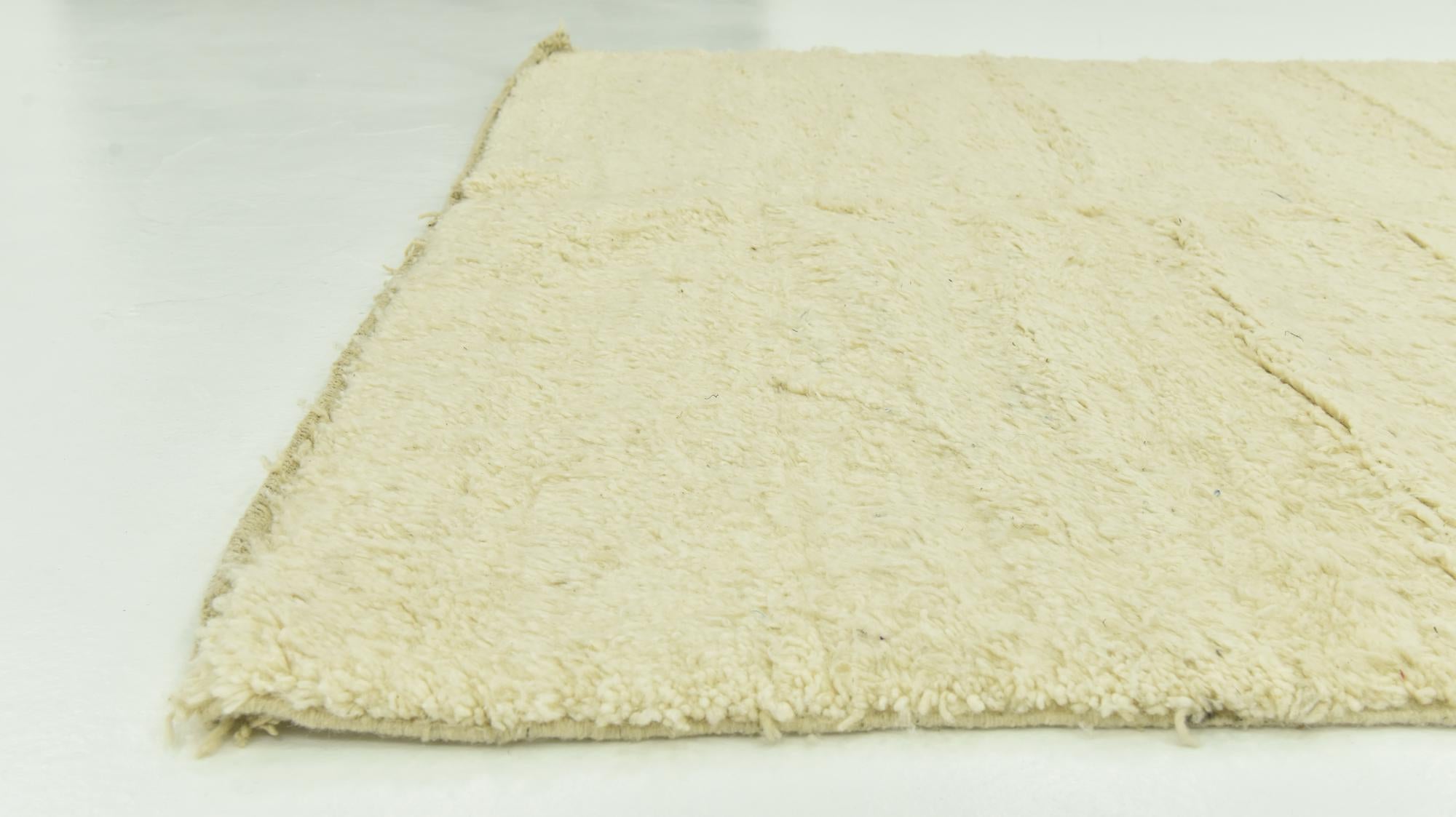 6' 8 x 9' 10 Hand Knotted Moroccan Wool Rug