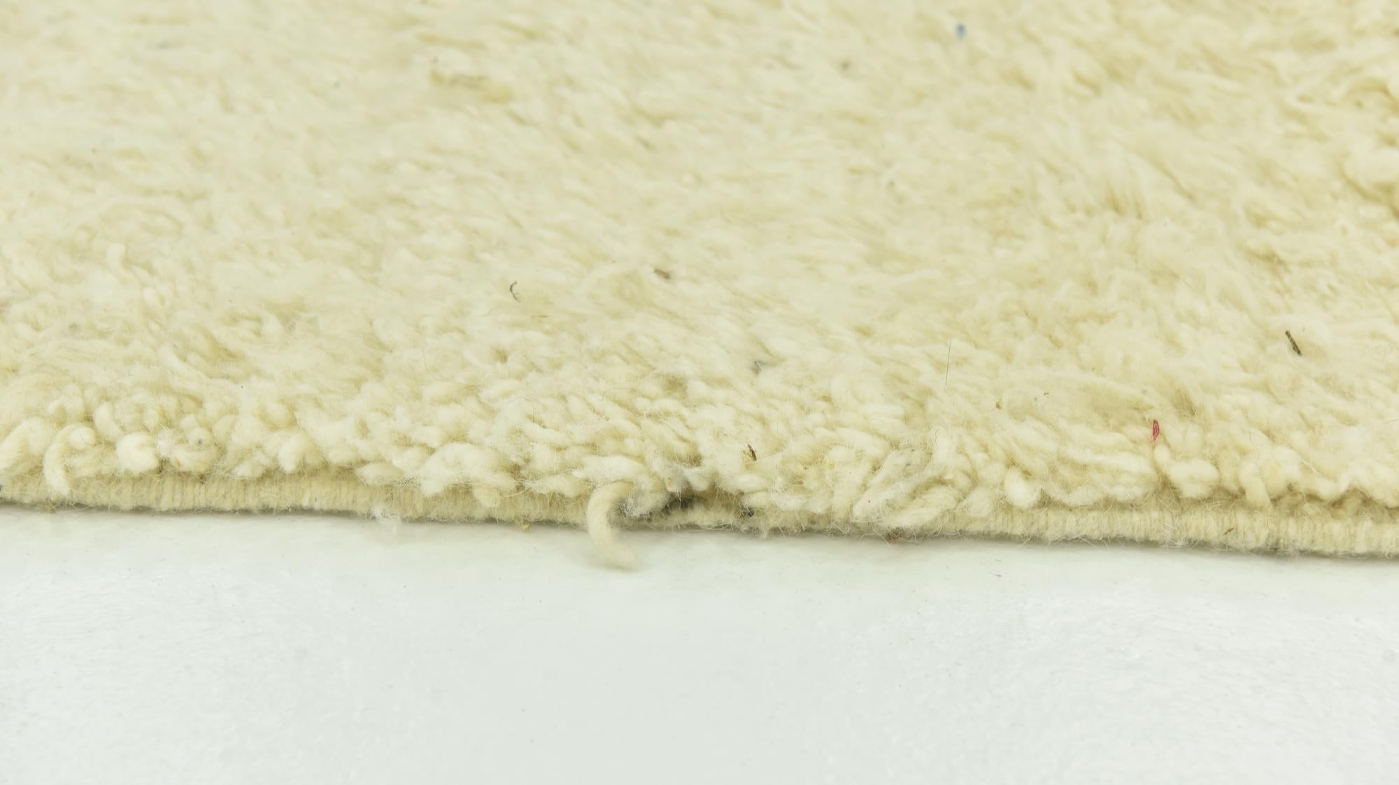 6' 8 x 9' 10 Hand Knotted Moroccan Wool Rug