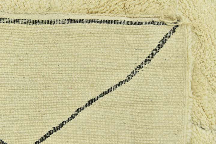7' x 9' 7 Hand Knotted Moroccan Wool Rug