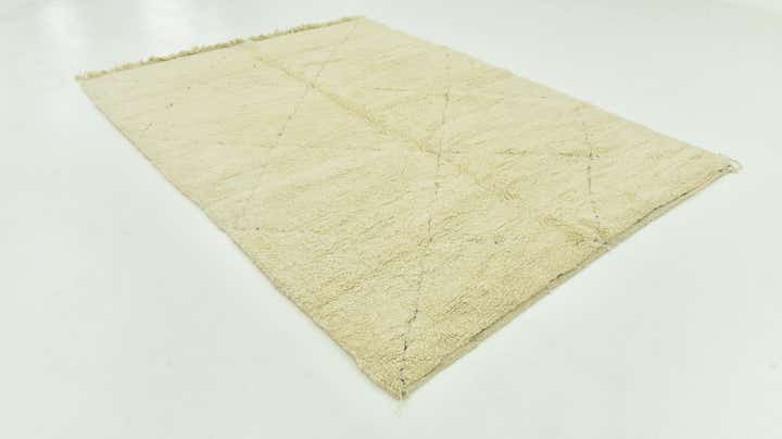 7' x 9' 7 Hand Knotted Moroccan Wool Rug