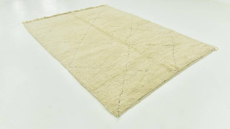 Detail image of 7' x 9' 7 Hand Knotted Moroccan Wool Rug