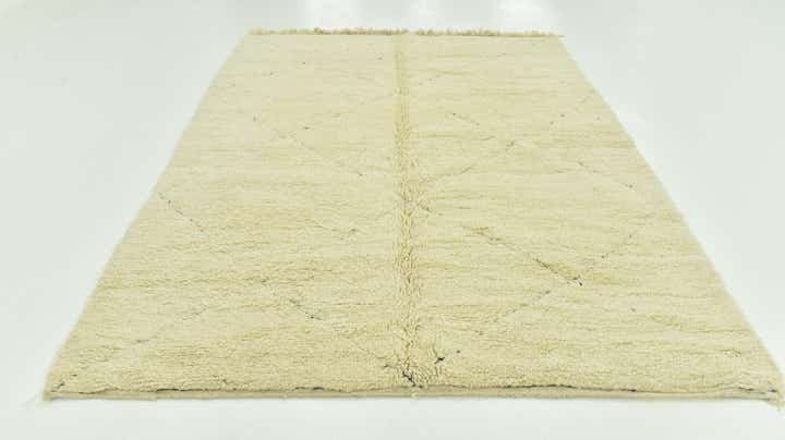 7' x 9' 7 Hand Knotted Moroccan Wool Rug