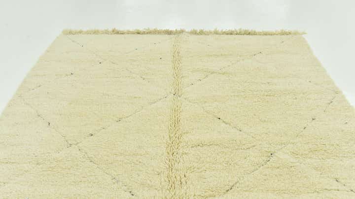 7' x 9' 7 Hand Knotted Moroccan Wool Rug