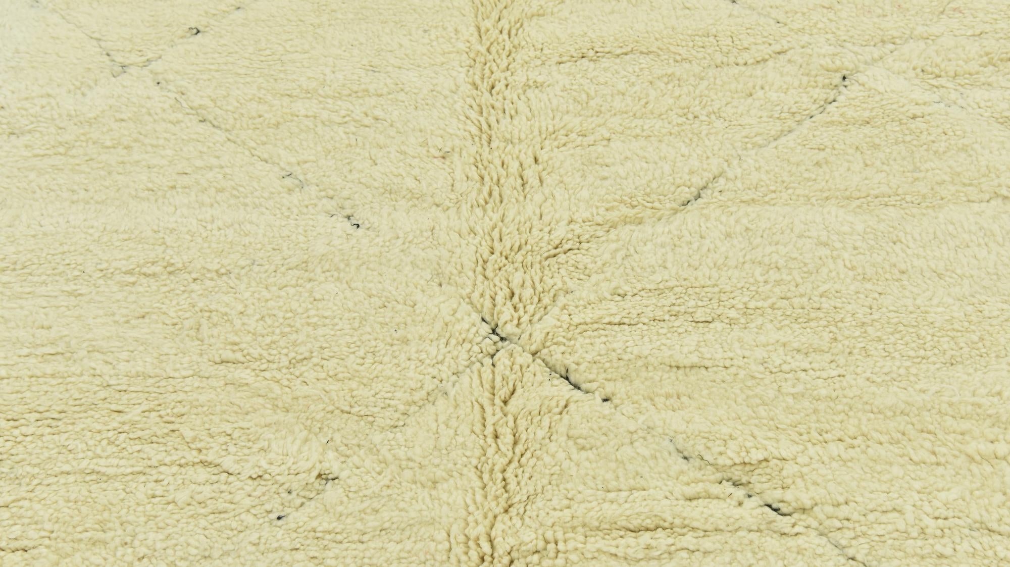 7' x 9' 7 Hand Knotted Moroccan Wool Rug
