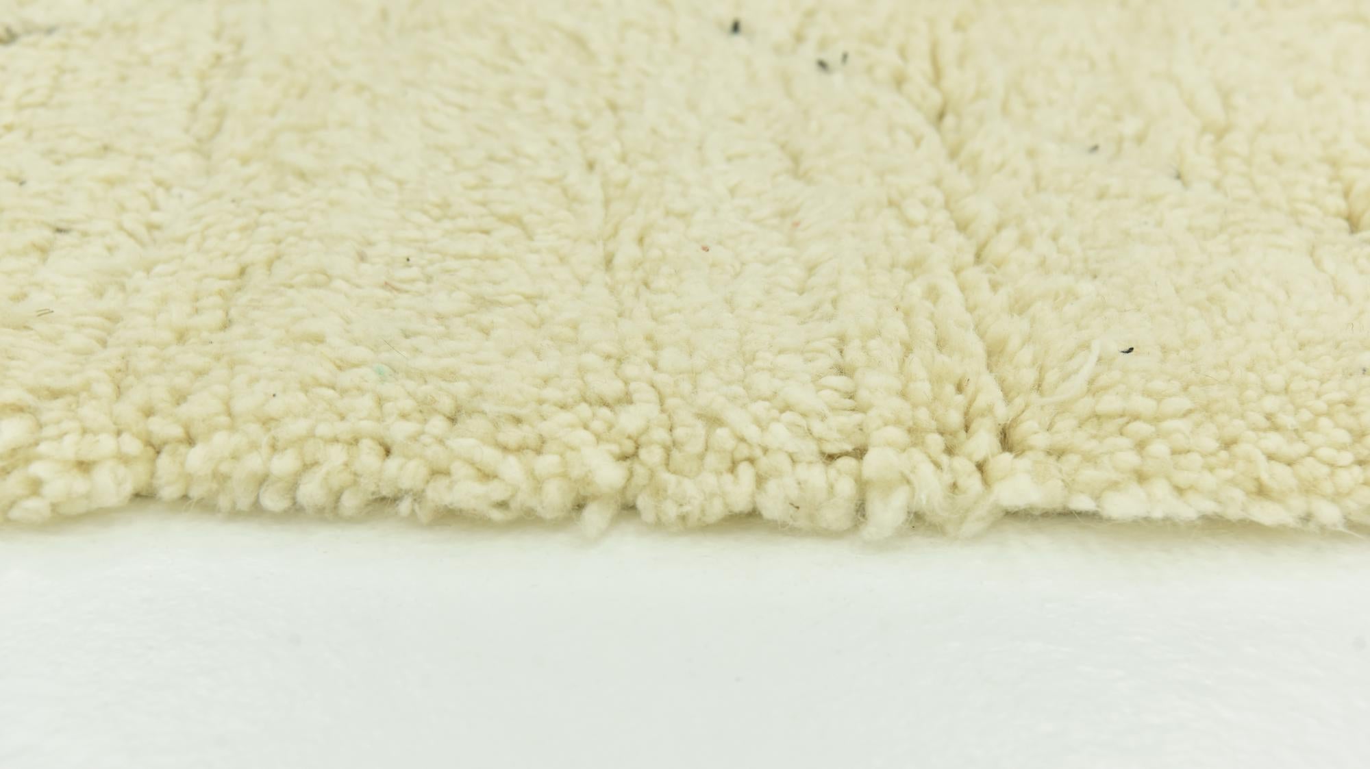 7' x 9' 7 Hand Knotted Moroccan Wool Rug