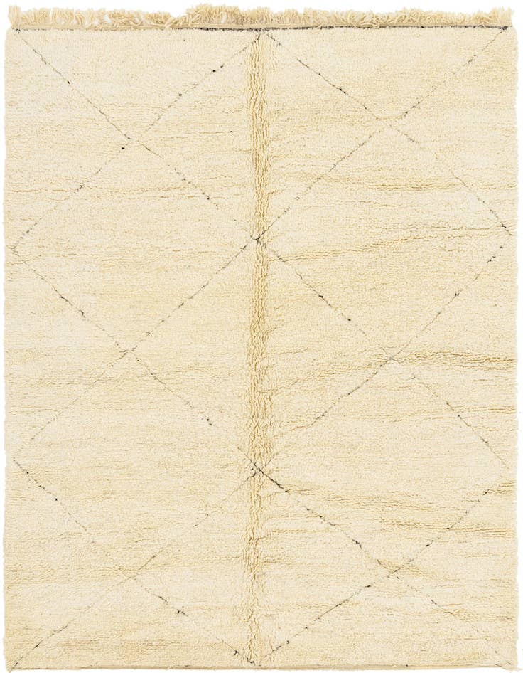 Detail image of 7' x 9' 7 Hand Knotted Moroccan Wool Rug