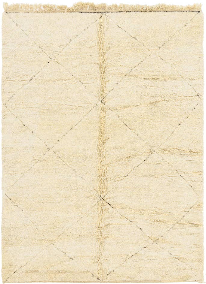 Detail image of 7' x 9' 7 Hand Knotted Moroccan Wool Rug