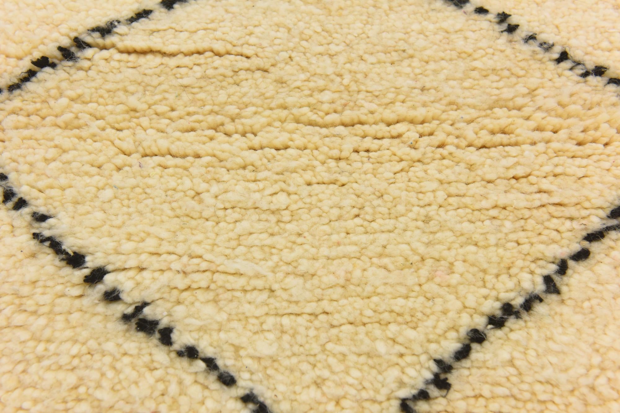2' 9 x 4' 8 Hand Knotted Moroccan Wool Rug