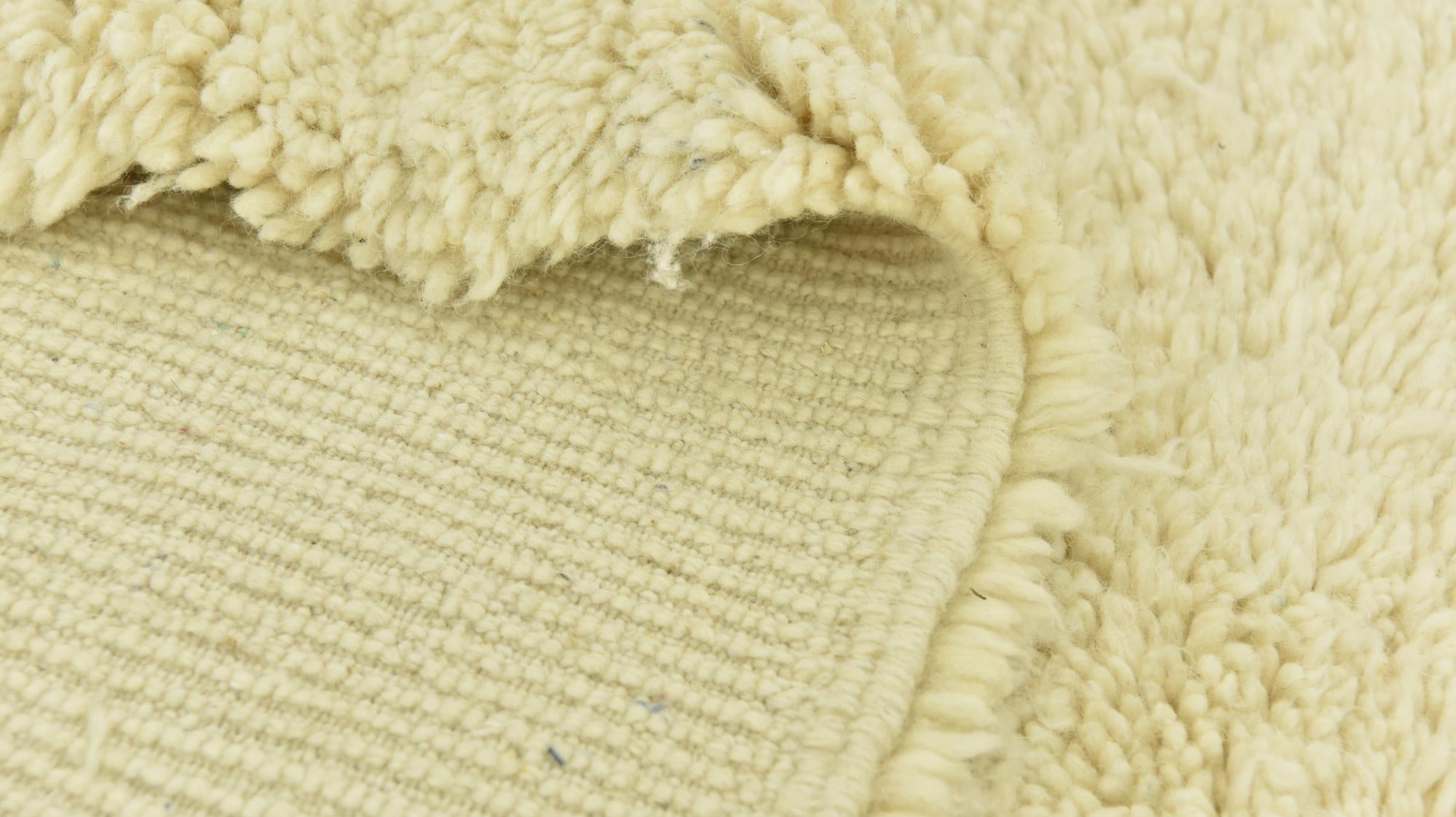 7' 1 x 9' 6 Hand Knotted Moroccan Wool Rug