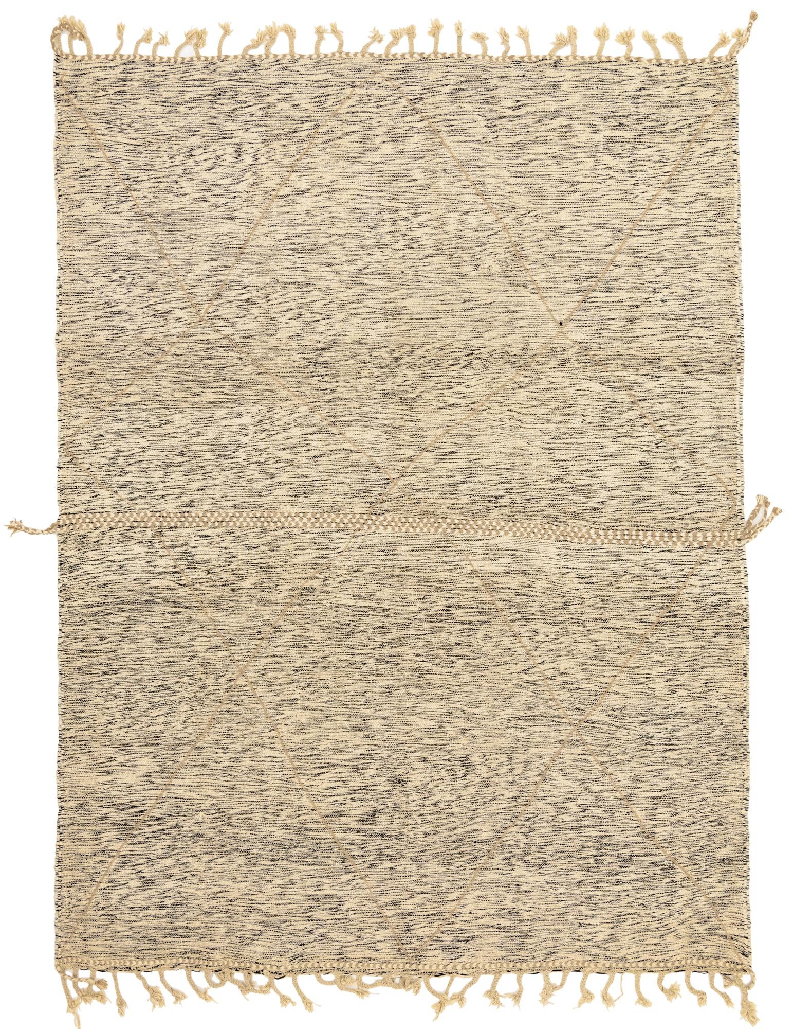 9' 5 x 12' 7 Hand Knotted Moroccan Wool Rug