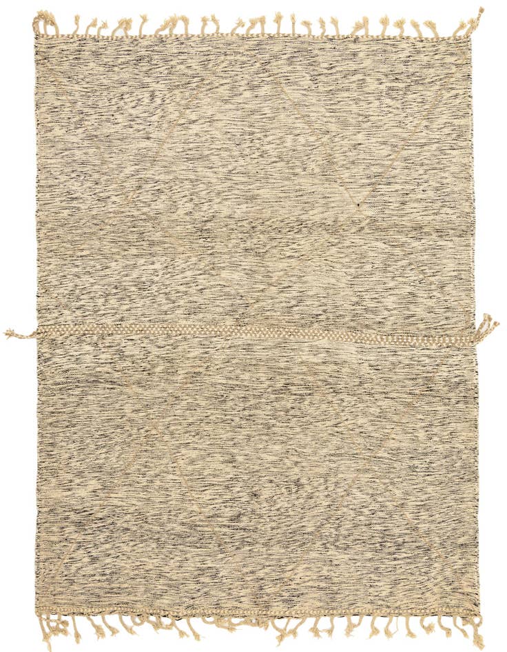 Detail image of 9' 5 x 12' 7 Hand Knotted Moroccan Wool Rug