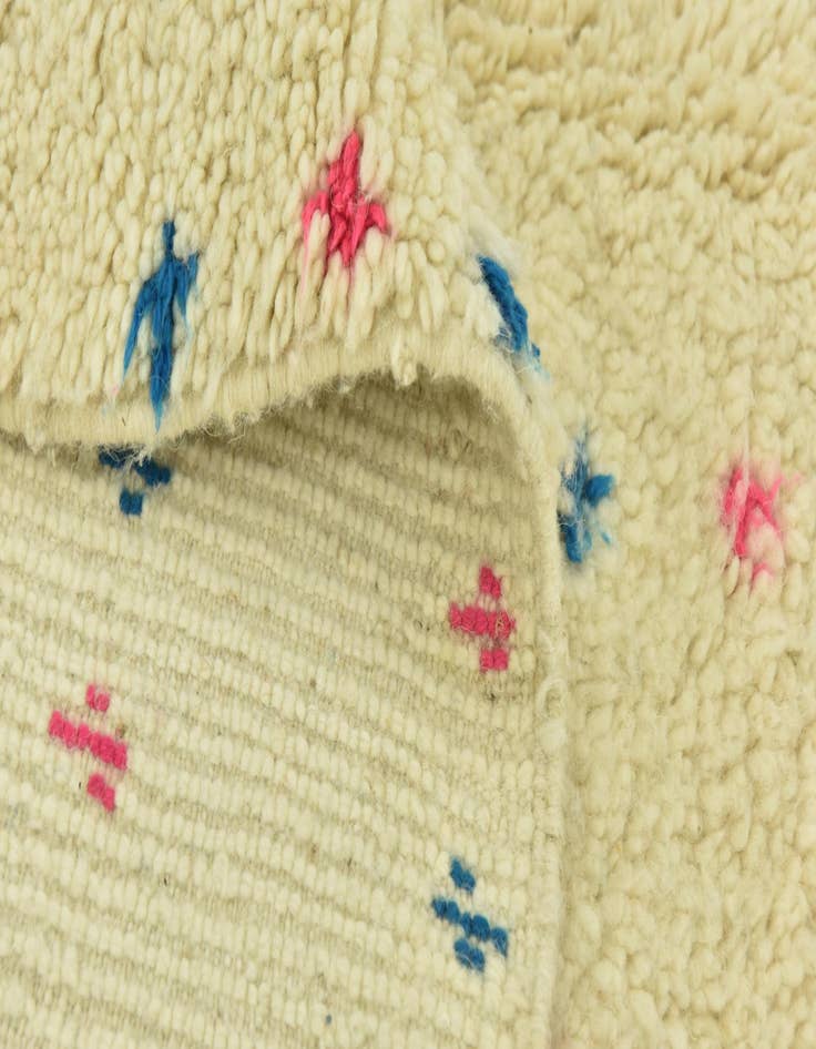 Detail image of 4' 10 x 6' 7  Hand Knotted Moroccan Wool Rug