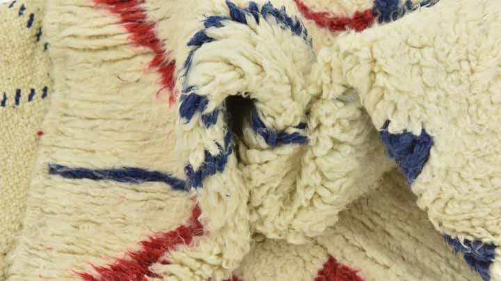 5' 1 x 8' 5 Hand Knotted Moroccan Wool Rug