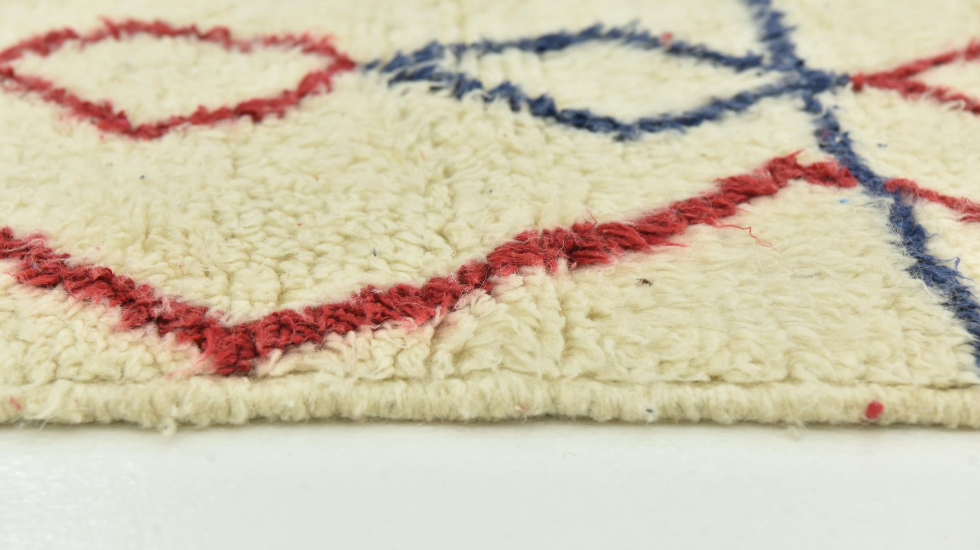 5' 1 x 8' 5 Hand Knotted Moroccan Wool Rug