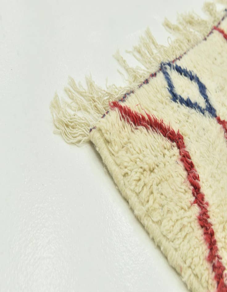 Detail image of 5' 1 x 8' 5  Hand Knotted Moroccan Wool Rug