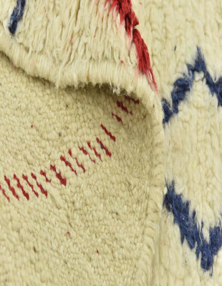 Detail image of 5' 1 x 8' 5  Hand Knotted Moroccan Wool Rug