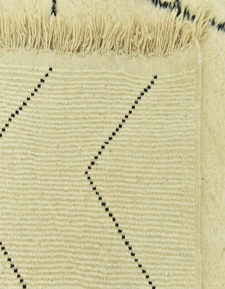 Detail image of 5' 1 x 7' 7  Hand Knotted Moroccan Wool Rug
