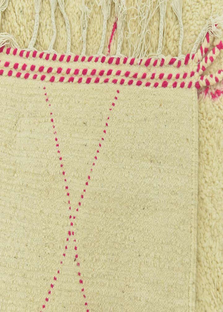 4' 10 x 8' Hand Knotted Moroccan Wool Rug