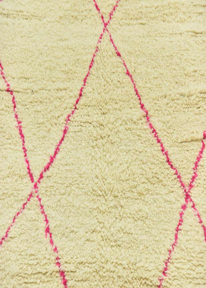 4' 10 x 8' Hand Knotted Moroccan Wool Rug