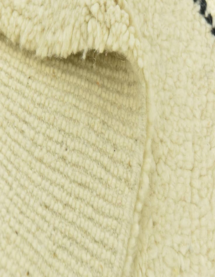 Detail image of 5' 2 x 8' 3  Hand Knotted Moroccan Wool Rug