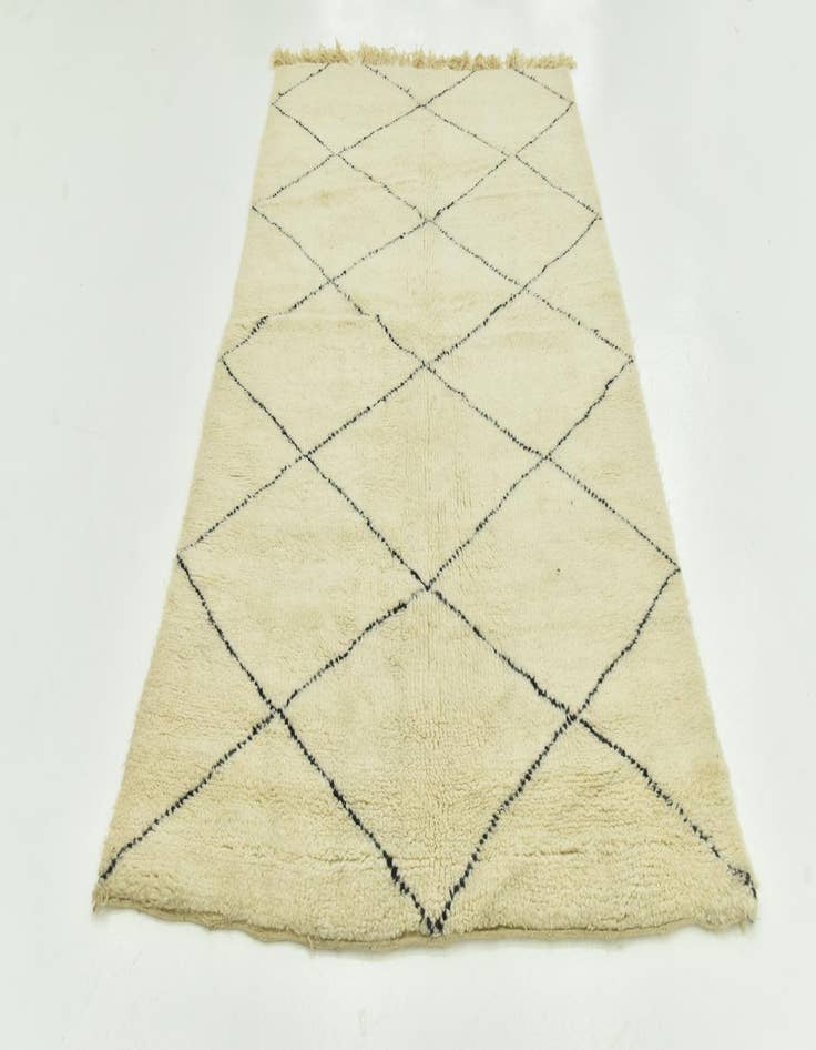 Detail image of 5' 3 x 8' 2  Hand Knotted Moroccan Wool Rug