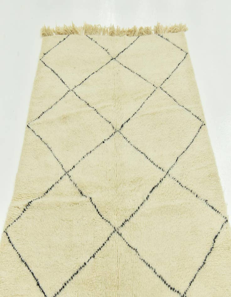 Detail image of 5' 3 x 8' 2  Hand Knotted Moroccan Wool Rug