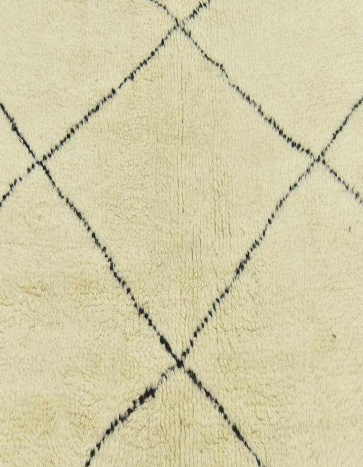 Detail image of 5' 3 x 8' 2  Hand Knotted Moroccan Wool Rug
