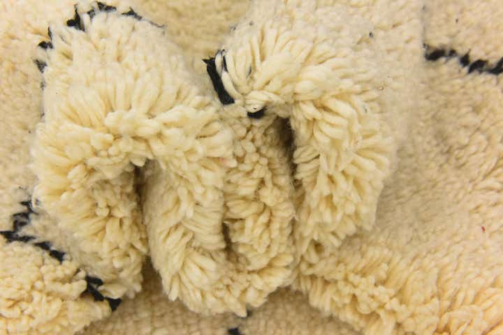 5' 3 x 8' 5 Hand Knotted Moroccan Wool Rug