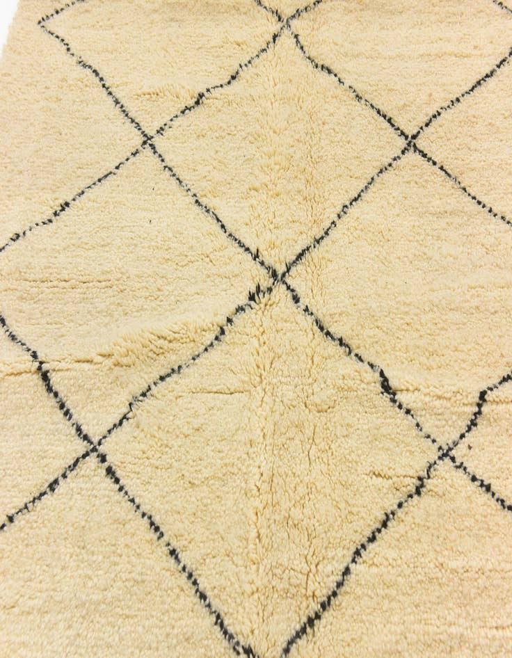 Detail image of 5' 3 x 8' 5  Hand Knotted Moroccan Wool Rug