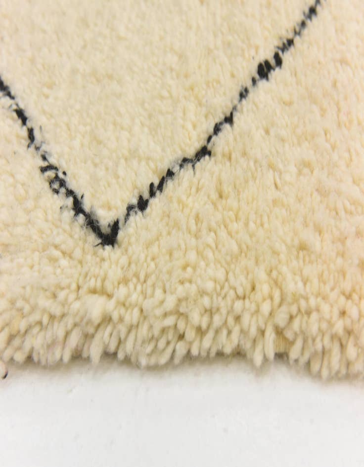 Detail image of 5' 3 x 8' 5  Hand Knotted Moroccan Wool Rug