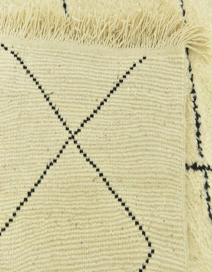 Detail image of 4' 9 x 8' 9  Hand Knotted Moroccan Wool Rug