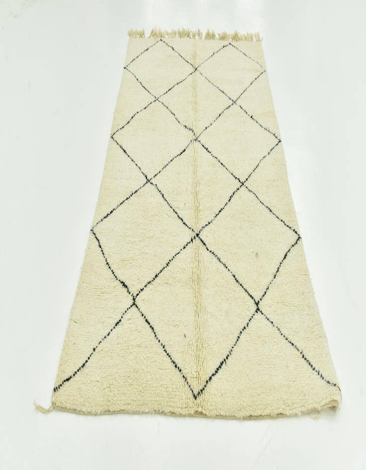 Detail image of 5' 4 x 8'  Hand Knotted Moroccan Wool Rug