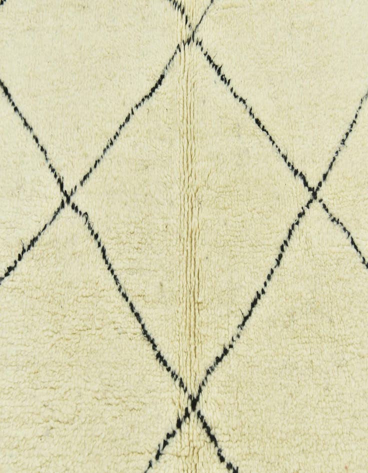 Detail image of 5' 4 x 8'  Hand Knotted Moroccan Wool Rug