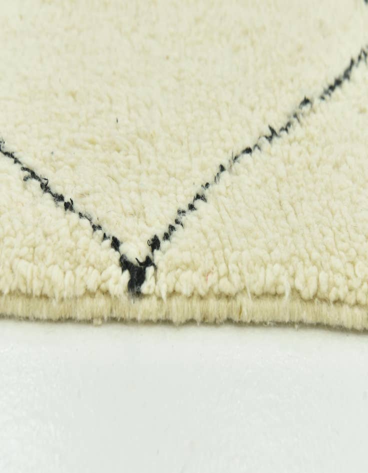 Detail image of 5' 4 x 8'  Hand Knotted Moroccan Wool Rug