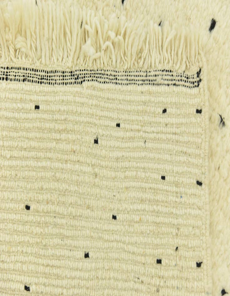 Detail image of 3' 6 x 4' 7 Hand Knotted Moroccan Wool Rug