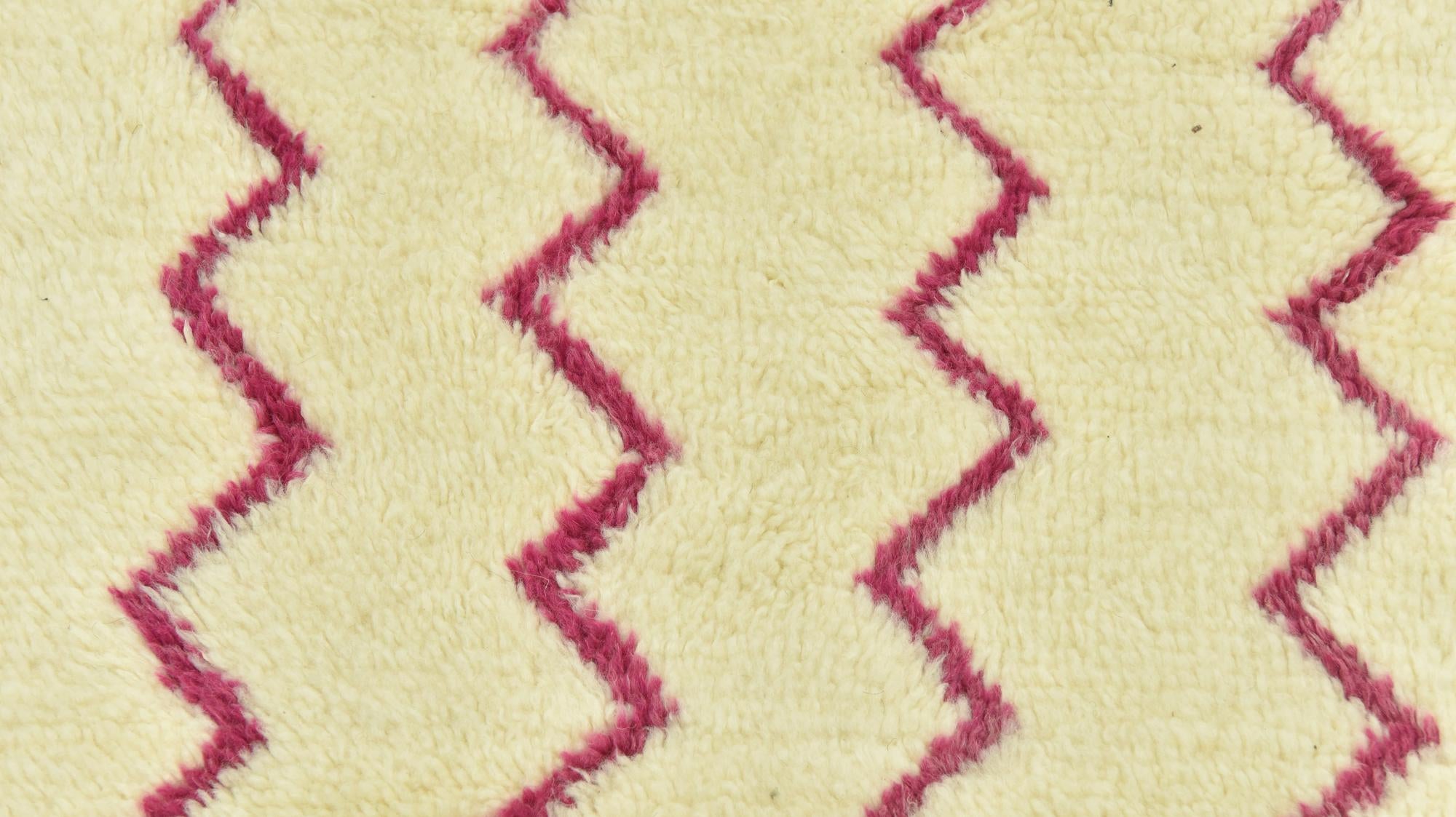 3' 5 x 4' 8 Hand Knotted Moroccan Wool Rug