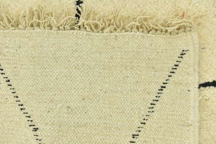 3' 5 x 4' 9 Hand Knotted Moroccan Wool Rug