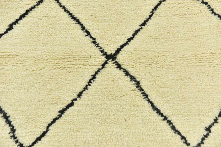 3' 5 x 4' 9 Hand Knotted Moroccan Wool Rug