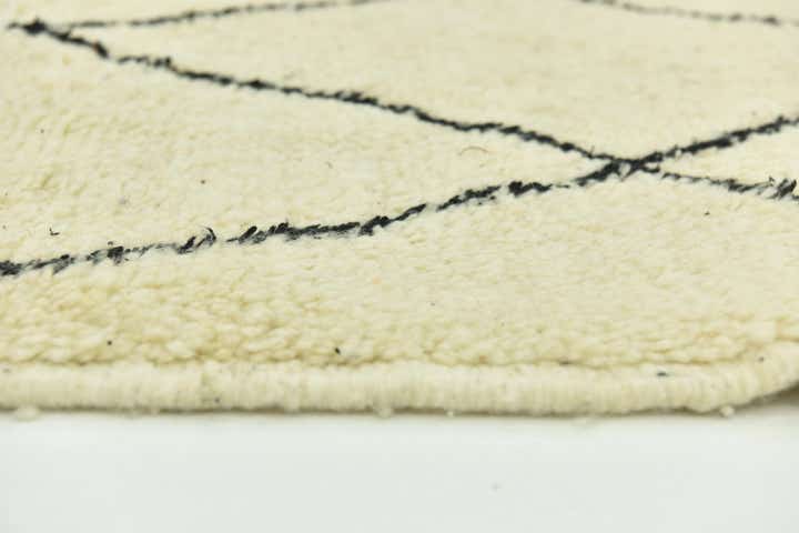 3' 5 x 4' 9 Hand Knotted Moroccan Wool Rug