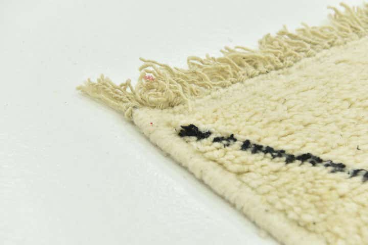 3' 5 x 4' 9 Hand Knotted Moroccan Wool Rug