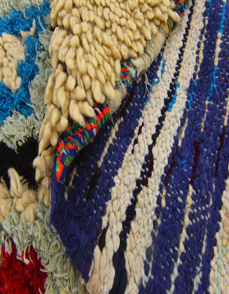 Detail image of 2' 9 x 6' 6  Hand Knotted Moroccan Wool Rug