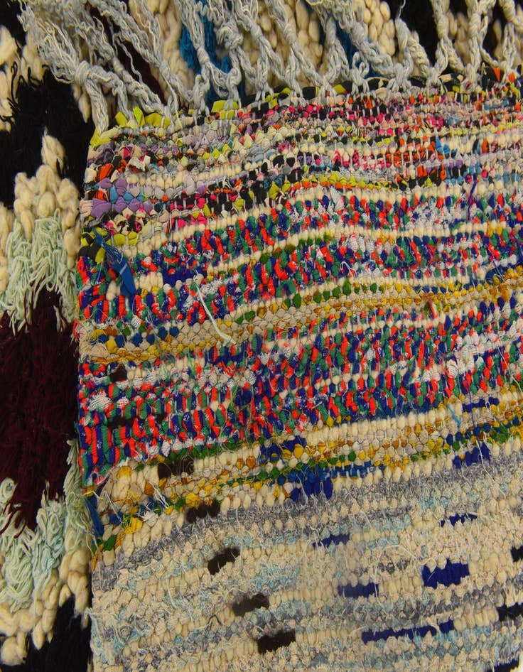 Detail image of 2' 9 x 6' 6  Hand Knotted Moroccan Wool Rug