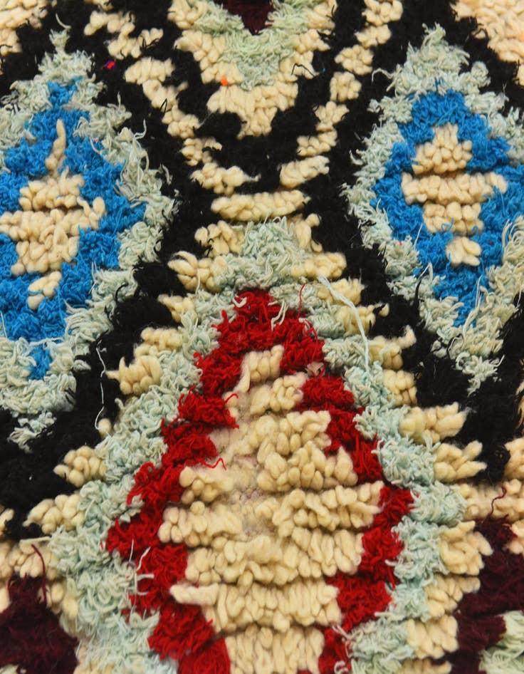 Detail image of 2' 9 x 6' 6  Hand Knotted Moroccan Wool Rug