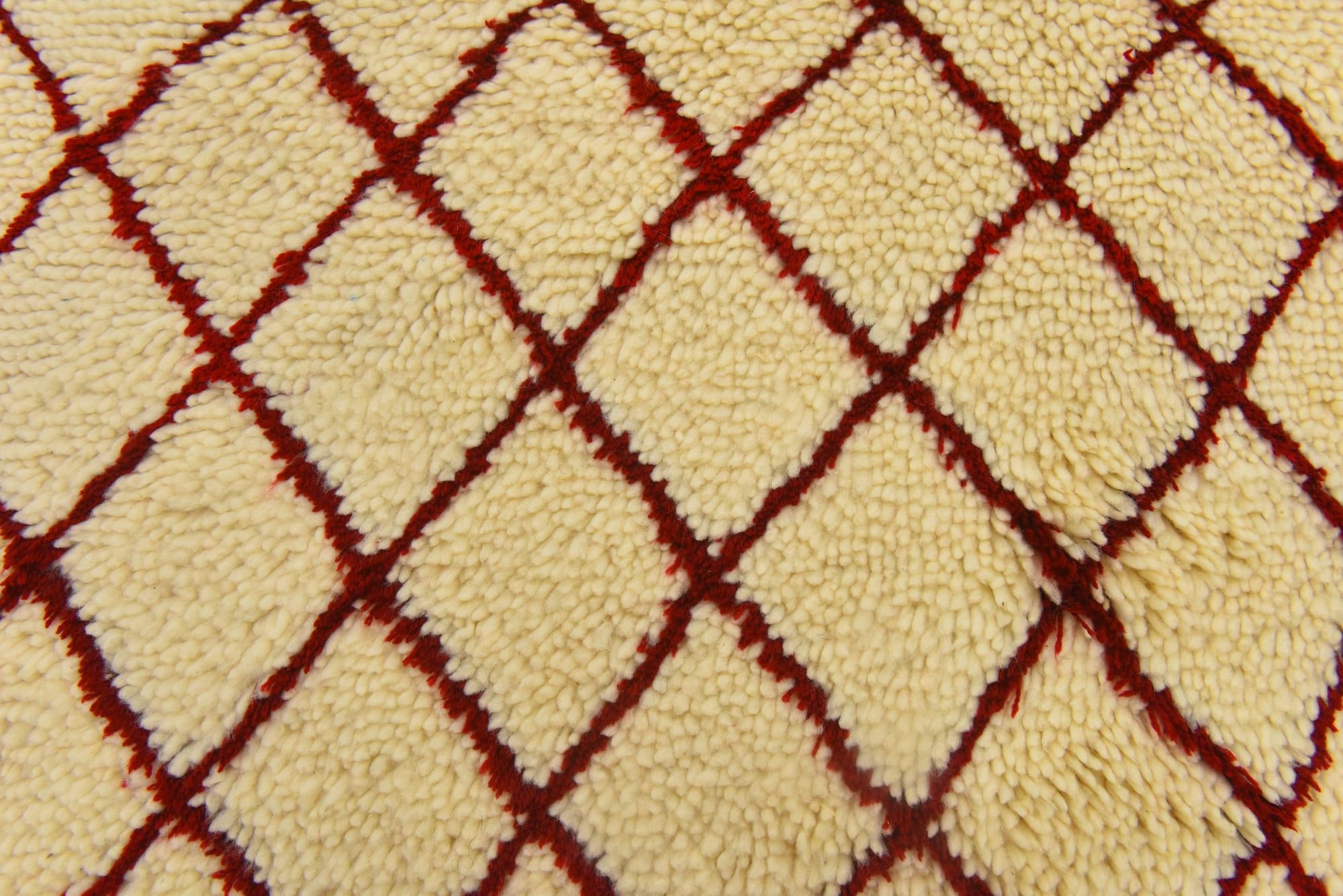 3' 6 x 5' Hand Knotted Moroccan Wool Rug